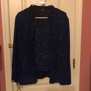 Two piece jacket and tank set